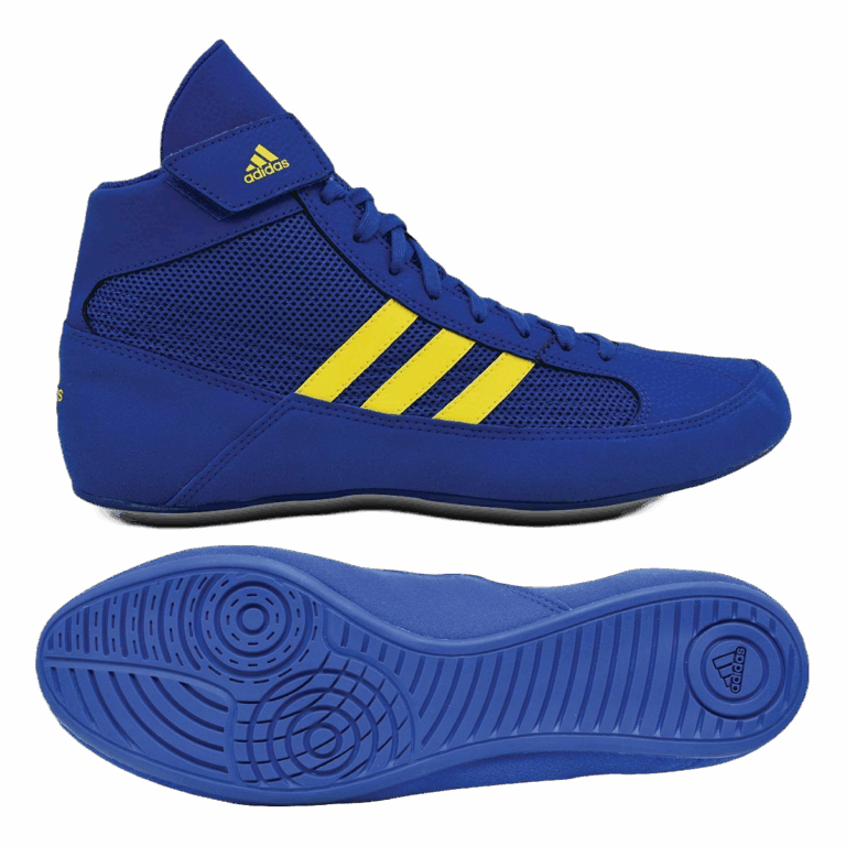 adidas Havoc 2 Kinder Ringerschuhe Blau-Gelb