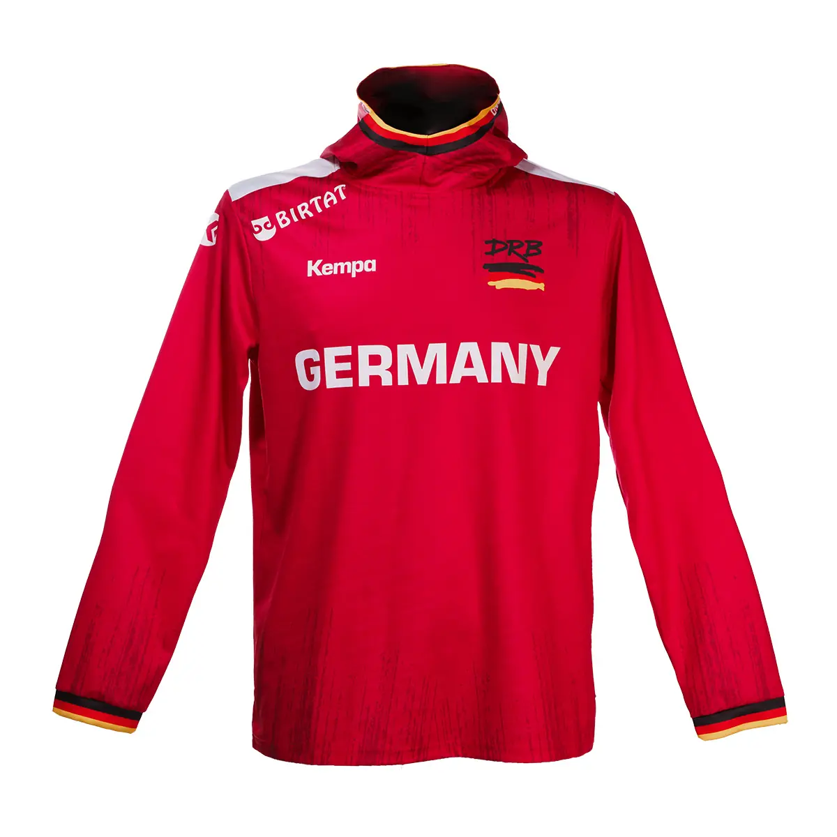 DRB Hoodie – rot/weiß